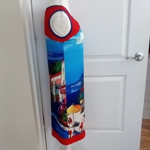 Joseph Ribkoff Scenic Print Midi Dress - FREE SHIPPING - Picture 5 of 9